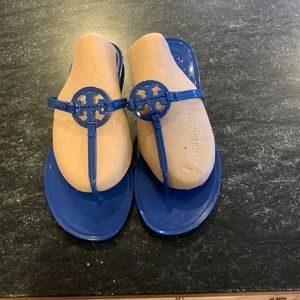 Tory Burch jelly flip flops, size 9 brand new